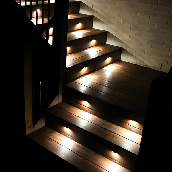 Hallf Moon 12 36V Low Voltage Led Deck Downward Lighting Wall Mounted Step Lights