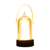 Ribbed Glass Table Lamp Lantern Ambient Led Beside Nights