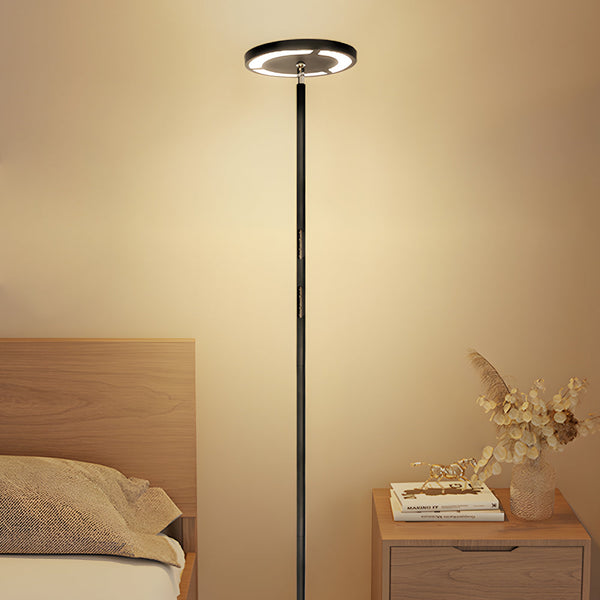 66 Inch Dimmable Rbg Led Torchiere Adjustable Floor Lamp