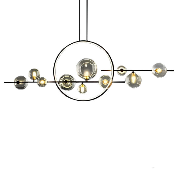 Bubbles Black Dining Room Chandeliers Ha084736