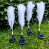 2Pcs Hairy Reed Decor Solar Lawn Lamp Ha080968
