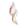 Feathers Creative Luxury Decorative Painting Usb Remote Led Wall Lights
