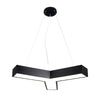 4 Pcs Modern Seamless Y Shaped Linear Led Office Pendant Lights