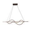 40 Sleek Wave Modern Pendant Light With Dimmable Led