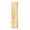 Modern Brass 1 Light Led Wall Sconces Rectangle Wall Light In Ice Resin