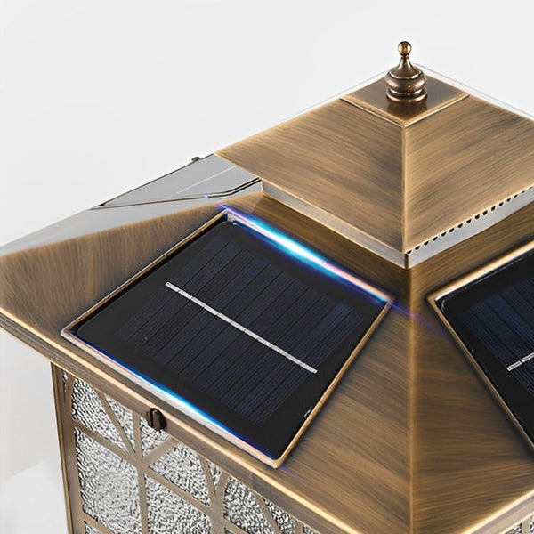 Classical Bronze Solar Post Caps Lights Li002358