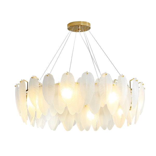 Glass Feathers Dining Room Light Ha098702
