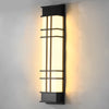 Retro Rectangular Black Outdoor Wall Lamp Li002110