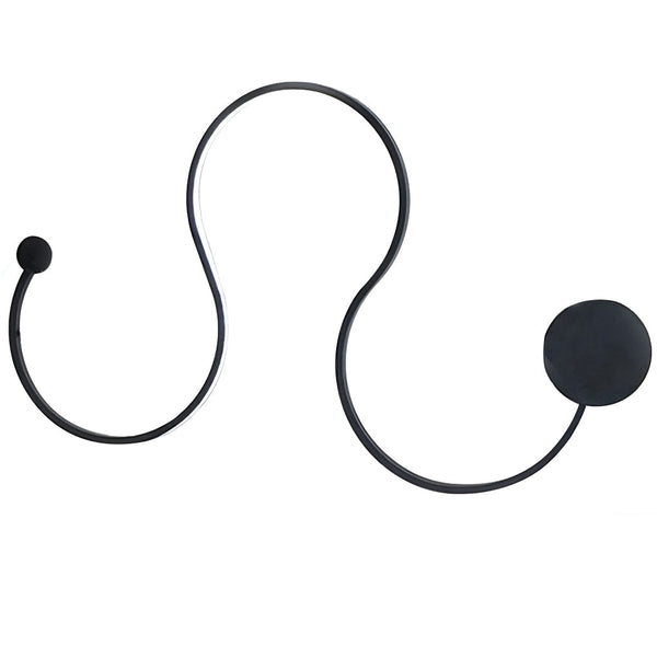 Creative Long Curved Linear Led Modern Wall Sconce Lighting Wall Light Wall Lamp