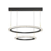 Simple Ring Three Step Dimming Circles Modern Chandelier Hanging Lights