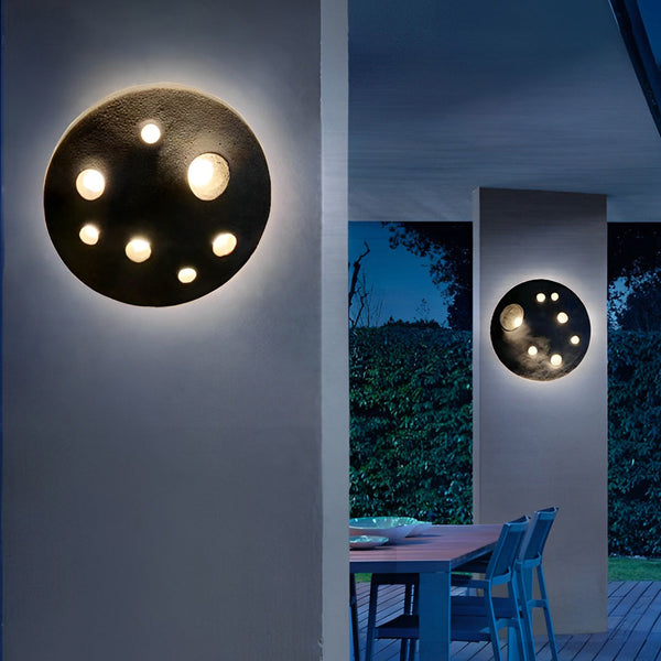 Round Led Outdoor Wall Lamp Ha076075