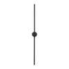 1 Pc Black Modern Rotatable Linear Led Wall Light Sconces