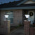 Square Retro Solar Fence Post Light Ha081283
