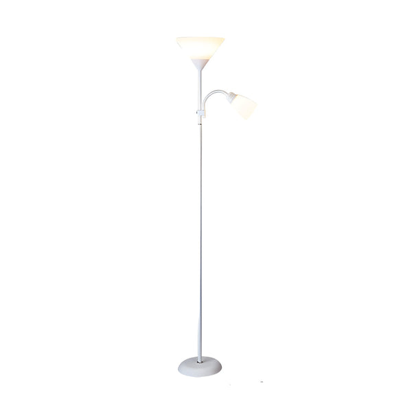 67 Inch Modern Torchiere Uplight Floor Lamp With Adjustable Sidelight