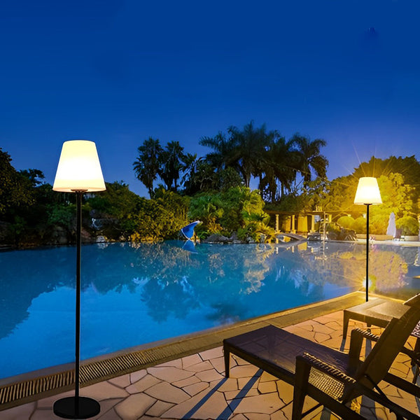60 Inch Modern App Control Outdoor Led Solar Floor Lamp
