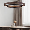 Round Black Modern Chandelier Ha091641