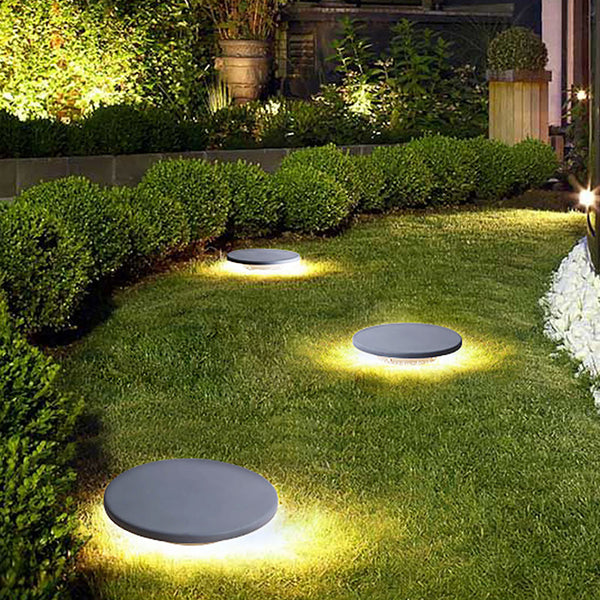 Outdoor Flat Grass Solar Light Led Landscape Ground Lights For Villa Gardenoutdoor Waterproof Grass Light Solar Led Ground Lights For Villa Garden