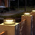 Round Solar Post Caps Light Ha091119