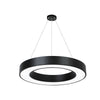 Round Ring Hanging Profile Light Suspended Office Led Pendant Light For Gyms