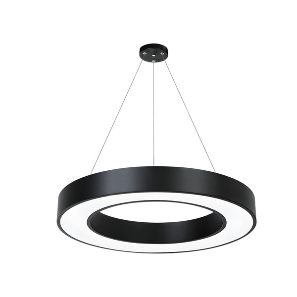 Round Ring Hanging Profile Light Suspended Office Led Pendant Light For Gyms