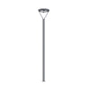 Solar Outdoor Post Garden Pole Light With Dual Motion Sensor
