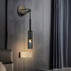 Nordic Copper Finish Wall Lights With Suspending Cord Stairway Wall Mounted Sconce