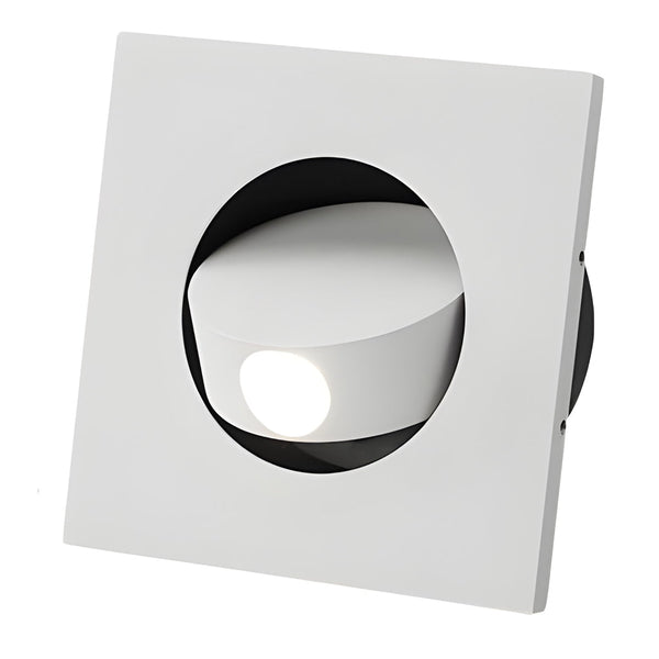 Round Square Adjustable Led Recessed Nordic Wall Lamp