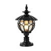 Flower Ball Outdoor Pillar Lamp Ha083712