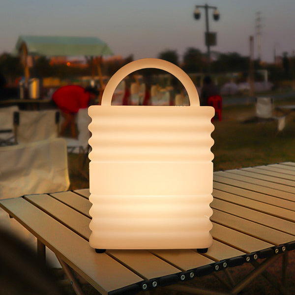 Square Portable Outdoor Lanterns With Remote Ha085591