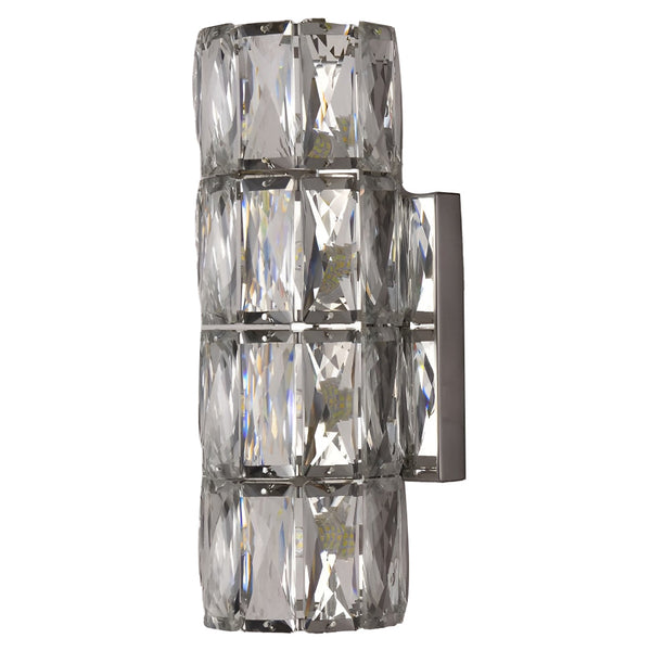 Cylindrical Crystal Three Step Dimming Light Led Modern Wall Sconces Lighting