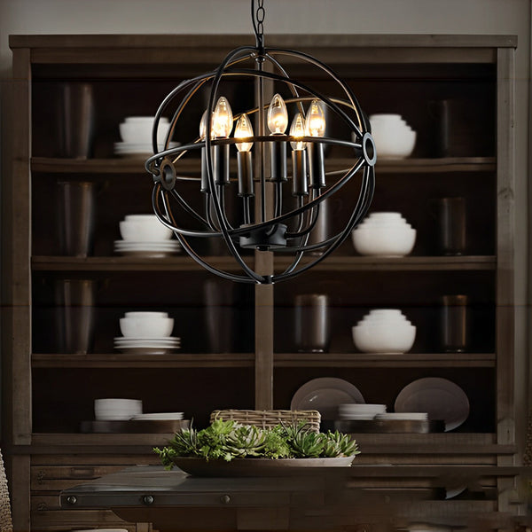 Retro Birdcage Chandelier Ha084446