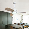 36 Inches Nordic Minimalist Led Remote Control Ceiling Fan Light For Living Room Dining Room