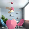 36 Inches Nordic Minimalist Led Remote Control Ceiling Fan Light For Living Room Dining Room