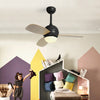 36 Inches Nordic Minimalist Led Remote Control Ceiling Fan Light For Living Room Dining Room