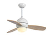 36 Inches Nordic Minimalist Led Remote Control Ceiling Fan Light For Living Room Dining Room