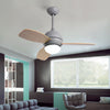 36 Inches Nordic Minimalist Led Remote Control Ceiling Fan Light For Living Room Dining Room