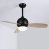 36 Inches Nordic Minimalist Led Remote Control Ceiling Fan Light For Living Room Dining Room