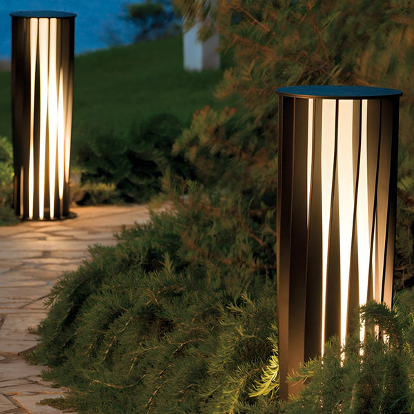 Cylindrical Led Waterproof Solar Pathway Lights