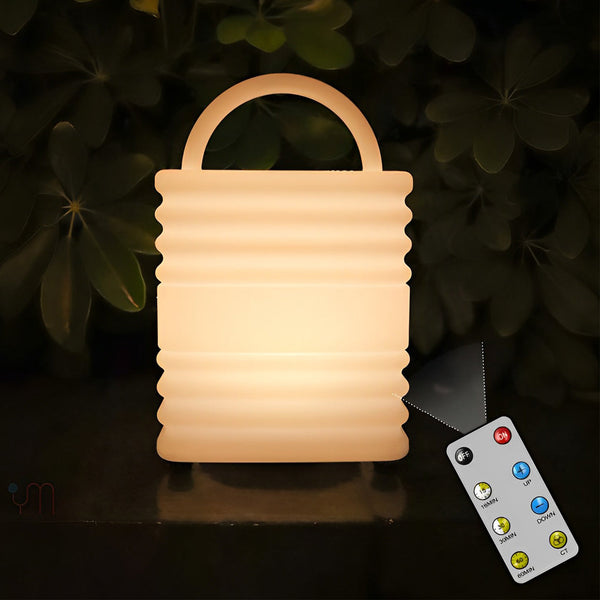 Square Portable Outdoor Lanterns With Remote Ha085591