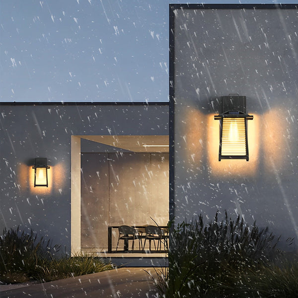 Thickened Retro Solar Outdoor Wall Light Ha084159