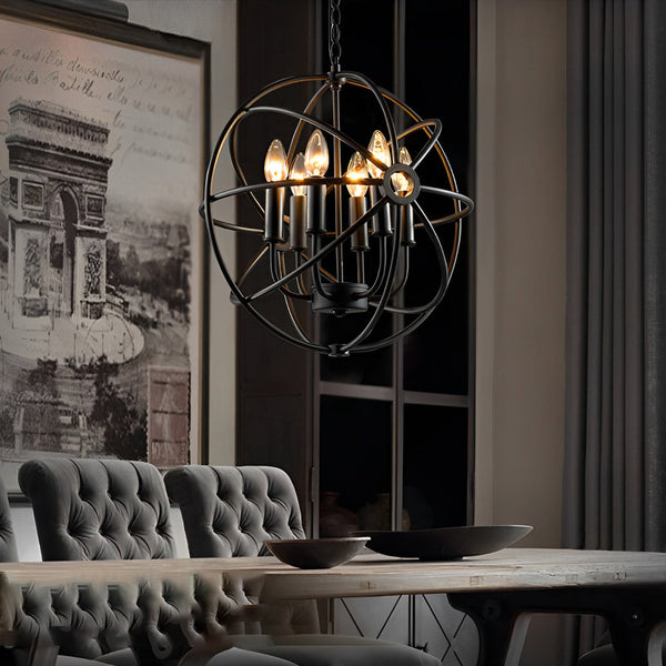 Retro Birdcage Chandelier Ha084446