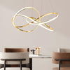 Creative Circular Curved Lines Led 3 Step Dimming Modern Chandelier