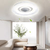 20 In W 6 Speed Indoor Bladeless Smart Ceiling Fan With Remote And Dimmable Led