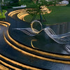 Warm Color Adjustable Solar Outdoor Led Strip Lights With Remote