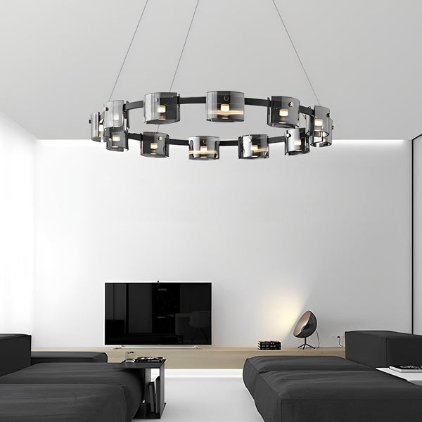 Circle Led Nordic Chandelier Ha084946