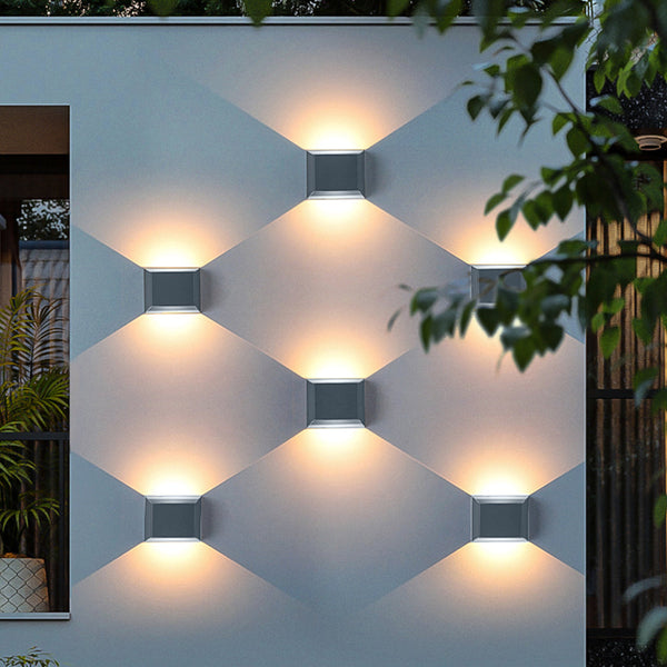 Modern Minimalist Waterproof Led Wall Light For Outdoor Villa Courtyard Garden