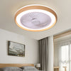 Round Ultra Thin Mute Led Bladeless Ceiling Fan