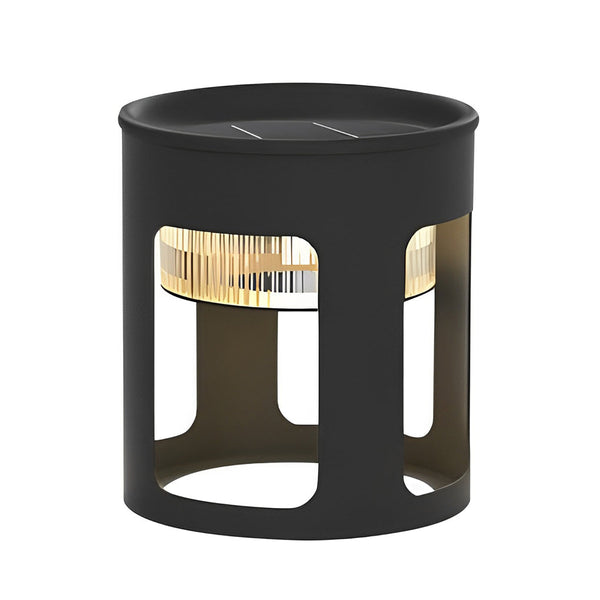 Round Solar Powered Outdoor Lights Ha080964