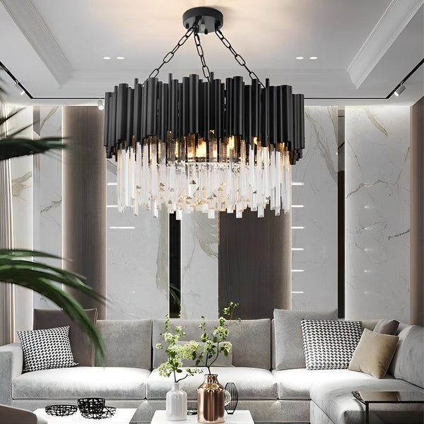 Circular Clear Modern Chandelier Ha084710