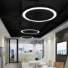 Round Ring Hanging Profile Light Suspended Office Led Pendant Light For Gyms